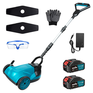 Cordless Battery Powered Lawn Mower Grass Trimmer Brush Cutter Weed Wacker <b>String</b> Single Cylinder 775W OEM Industrial MVM-GT01 B - Product Image 1