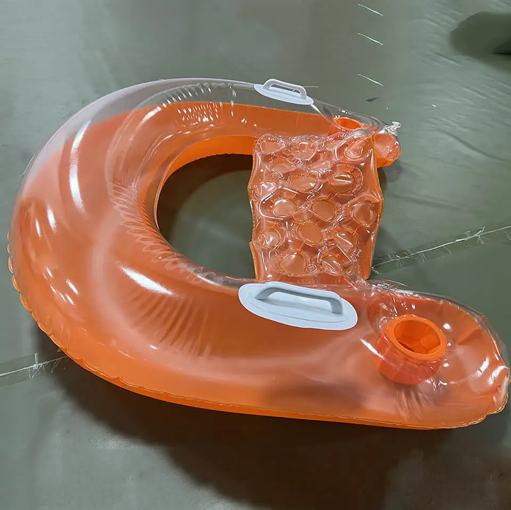 Float Chair Inflatable Raft Swimming Pool Lounge With Cup Holder ...
