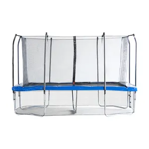 Đặc điểm kỹ thuật cao 15ft nhảy lớn Bungee trampolin hình chữ nhật vườn trẻ em Người lớn gia đình thể thao lớn thép Trampoline cao