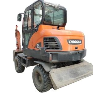 China marca utilizada DOOSAN 60-7/DH55/DH80/DH150 excavadora de ruedas con precio bajo y buena condición - Product Image 1