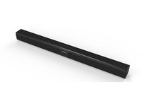 Barre de son TV avec haut-parleur stéréo intégré DAB/FM/Bluetooth/USB/Optique/AUX, bouton lumineux, texte lumineux