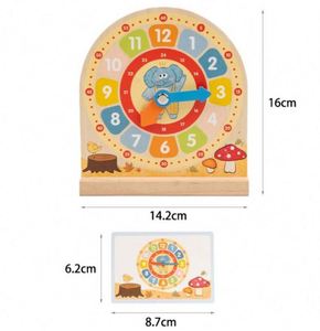 Suministros para Maestros, Reloj Educativo Clásico para el Aprendizaje de Habilidades Matemáticas Tempranas y de Tiempo, Juguete Didáctico - Product Image 5