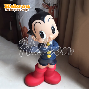 Sculpture en fibre de verre personnalisée, figurine d'action de dessin animé japonais, statue en résine <span class=keywords><strong>Astro</strong></span> Boy en fibre de verre - Product Image 5