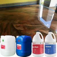 Huile de peinture de sol en époxy liquide, populaire, pas cher, résistante au froid, industrie Garage, pelage Orange, époxy, ml