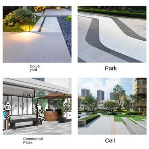 Batu bata Paving Quartz ubin keramik kotak, Non-Slip luar ruangan untuk dinding eksterior lanskap taman - Product Image 5