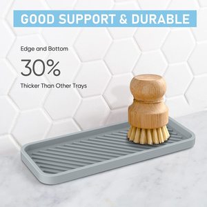 High Quality Silicone Mat Kitchen & <b>Bath</b> Multi-function Tray Stove Sink <b>Splash</b> <b>Guard</b> Mat - Product Image 4