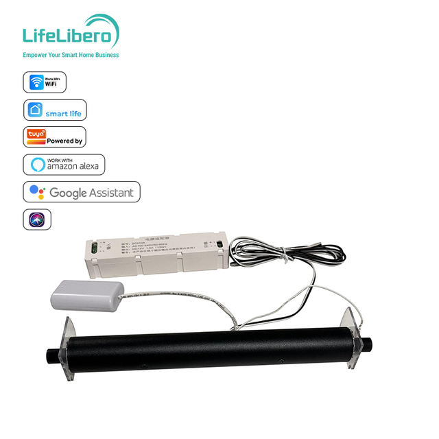 SZMYQ Tuya Smart Home Automatic Remote Control Window Curtain Driver DC12V 24mm WiFi Honeycomb Blind Motor