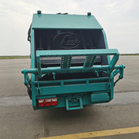 Camion compacteur de déchets à chargement arrière JAC Junling V3, hermétique et anti-fuite, pour l'assainissement municipal