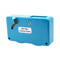 Nettoyeur de bobine de connecteur à fibre optique Cassette de nettoyage de fibre optique CLE-BOX-K pour FC/SC/ST/LC/MU/D4 500+ Nettoyages Rechargeable
