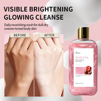Gel Douche Hydratant et Nourrissant Quotidien à l'Eau de Rose et aux Fleurs Scintillantes Marque Blanche