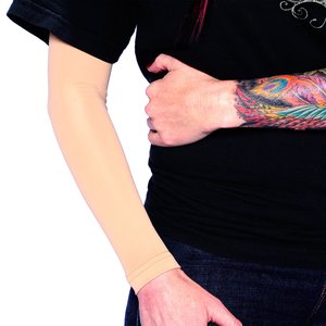 Manchons <span class=keywords><strong>de</strong></span> <span class=keywords><strong>compression</strong></span> respirants personnalisables avec logo pour tatouage, manches complètes pour bras, pour adultes - Product Image 1