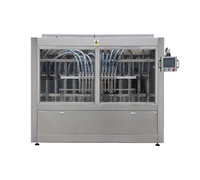 Npack şok geçirmez yüksek hızlı Servo Motor otomatik domates suyu dolum makinesi karıştırma