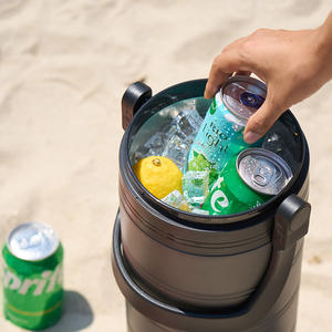 กระติกน้ำเก็บความเย็นสุญญากาศสองชั้น <span class=keywords><strong>Tyeso</strong></span> Design ขนาด 5000 มล. สำหรับการเดินทางกลางแจ้ง - Product Image 5