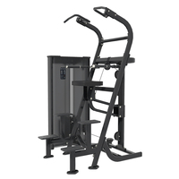 Máquina Comercial de Dominadas y Press de Banca Asistidas para Gimnasio en Casa, Equipo Ajustable de Entrenamiento de Fuerza para Ejercicios de la Parte Superior del Cuerpo