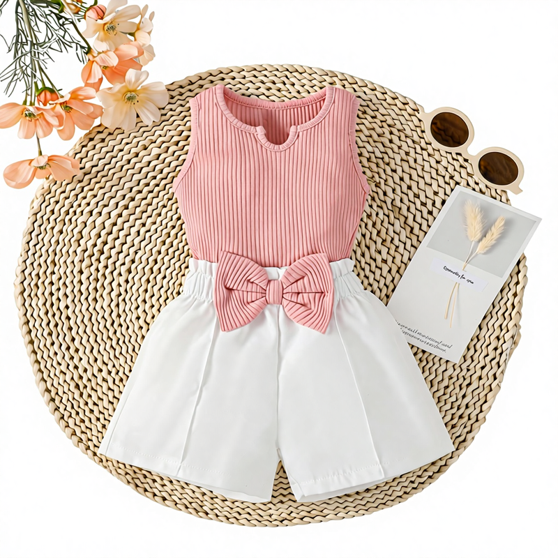 Baby Girls 2 Piece Vest Top