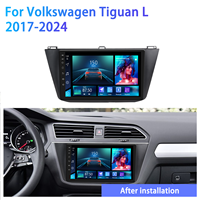 Meihua 10 pouces OLED Android AUTO GPS tableau de bord stéréo pour lecteur DVD CarPlay DSP pour VOLKSWAGEN Tiguan L 2017-2024 VW intégré