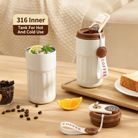Mug à café intelligent en acier inoxydable avec affichage de la température LED |   Gobelet isotherme de voyage personnalisé avec logo et thermomètre numérique