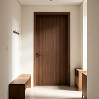 Porte en bois massif sur mesure, design extérieur fini, pour maison, appartement, hôtel, salon, portes modernes