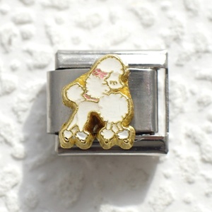 Nueva Pulsera Modular de Acero Inoxidable Estilo Italiano con Diamantes y Cadena Chapada en Oro Serie Puppy para Aniversario - Product Image 4