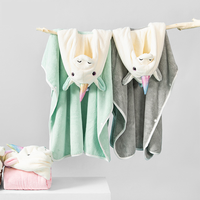Hot Sale Hooded Bath Towel for Baby Multi-color Option Soft Comfortable and Absorbent Baby Towel