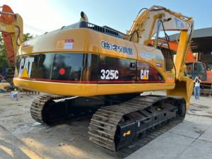 Excavadora de cadenas Caterpillar 325C usada de 25 toneladas, original de Japón, a gran escala, con sistema hidráulico en buen estado, ¡gran oferta! - Product Image 2