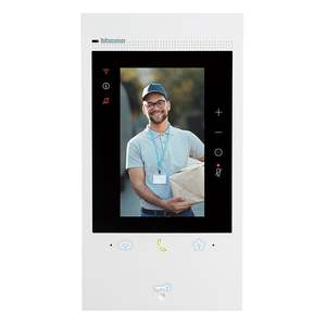 จอภาพวิดีโออินเตอร์คอม Bticino 300EOS สีขาว เชื่อมต่อ Wi-Fi อุปกรณ์บ้านอัจฉริยะ ระบบ 2 สาย หน้าจอสัมผัส - Product Image 4