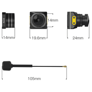 Kit Caddx Walksnail Moonlight 4K 60FPS FOV 160. Cámara Starlight con EIS Integrado, Antenas Dobles, 2-6S, Dron de Carreras RC de Largo Alcance ZLD - Product Image 2