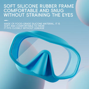 Masque de plongée sous-marine adulte parfaitement adapté aux lentilles en verre réglables - Product Image 5