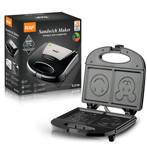 6 in 1 Electric Breakfast Pancake Nut Doughnut <b>Waffle</b> <b>Maker</b> Panini Sandwich <b>Maker</b> 2 Slice Breakfast <b>Maker</b> - Product Image 1