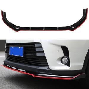 For Toyota Highlander 2018-2021 Body Kit Front Bumper Guard Apron Front Bumper Cover <b>Splitter</b> <b>Lip</b> Car Accessories - Product Image 3