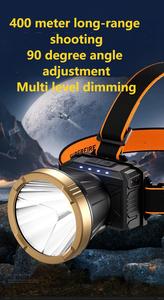 HL55 Hand Held Strong Beam Long-range Mining Lamp Large Aperture LED Rechargeable IP65 Waterproof Adjustable Focus Outdoor - Product Image 5