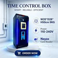 Machine à monnayer les pièces en espèces intelligente, sûre et fiable, et changeur de devises ATM NAYAX pour les parkings et les stations-service