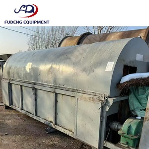 Séchoir rotatif à biomasse d'occasion pour la production de granulés de bois, équipement de séchage de sciure et de paille à haute efficacité - Product Image 2