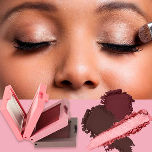 Velvet Cruelty Free Blank Palette de fards à paupières coquine personnalisée 3 en 1 <span class=keywords><strong>Orange</strong></span> Recharge Quad Multi Chrome Palette de fards à paupières - Product Image 4