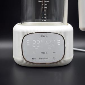 Hervidor Eléctrico para Café, Té, Agua Caliente, Calentador <span class=keywords><strong>de</strong></span> <span class=keywords><strong>Leche</strong></span> para Bebés, <span class=keywords><strong>con</strong></span> Control <span class=keywords><strong>de</strong></span> Temperatura, Jarra <span class=keywords><strong>de</strong></span> Vidrio, Descloración, Placa Calefactora <span class=keywords><strong>de</strong></span> Acero Inoxidable 316, 1.2 L - Product Image 6