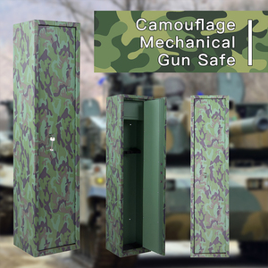 2023 OEM an ninh lớn điện tử kỹ thuật số khóa 6 mét thép chống cháy súng an toàn màu đen bán buôn - Product Image 6