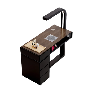 Ensemble table et chaise de manucure professionnelle avec aspirateur intégré pour salon de manucure - Product Image 4