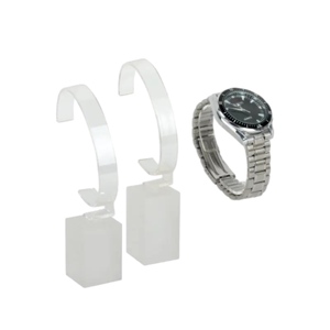 Juego de bloques de exhibición de reloj acrílico personalizado 3 piezas Muestre sus relojes con este versátil juego de bloques de exhibición de acrílico - Product Image 4