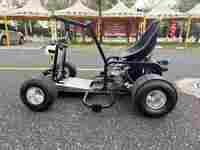 Mini kart à roues en caoutchouc de 5 pouces, kart à essence 2 temps 200cc 212cc pour divertissement en plein air
