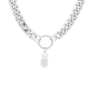 Kalung Rantai Cuban Kasar Model Drill Power dari Baja Anti Karat, Tidak Luntur, Ringan, Keren, Bergaya Hip Hop, Aksesoris Trendi - Product Image 4