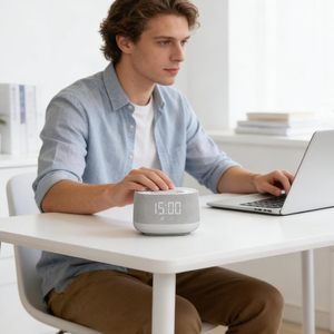 Máquina de ruido blanco inalámbrica para dormir, ideal para personas que duermen poco, viajeros, estudiantes, meditación y yoga - Product Image 5