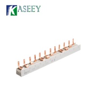 Bloques de terminales de barra colectora de cobre tipo C45 para disyuntores de 50A/63A/80A/100A, equipo de distribución de energía para el hogar