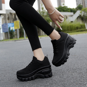 Nuevas Zapatillas Casuales de Mujer 2025 con Plataforma, Aumento de Altura, Cómodas, Resistentes al Desgaste, de Malla Transpirable y Suela Gruesa - Product Image 3