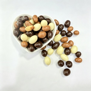 Arachides enrobées de chocolat noir et blanc, mélangées, en vrac, pour la vente en gros, snacks OEM - Product Image 4