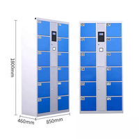 Vente directe d'usine, casier électronique intelligent, casier de stockage temporaire pour bagages, casier à commande avec scanner de code QR