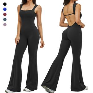 Body senza schienale da donna, tuta intera da <span class=keywords><strong>palestra</strong></span>, tuta intera per neonati - Product Image 1