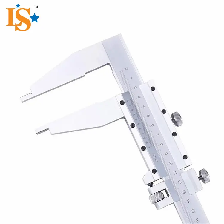 Stainless Steel Vernier Caliper 20 Inch Caliper Vernier 0-500mm Monoblock Long Jaw Vernier Caliper Measuring Tools