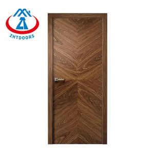 Zhtdoors New Product Luxury Yigit Front Door Steel And Wooden Doors Contemporary For Houses