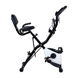 Nhà Sử Dụng Trong Nhà X-Xe Đạp Với Di Chuyển Con Lăn Và <span class=keywords><strong>1.6Kg</strong></span>/2.5Kg Bánh Đà Khung Thép Có Thể Gập Lại Tập Thể Dục Xe Đạp Cho Những người đam mê Thể Dục - Product Image 3