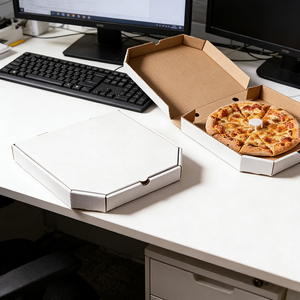 Cajas Corrugadas Reutilizables Ecológicas de Grado Alimenticio para Empacar Pizza - Product Image 3